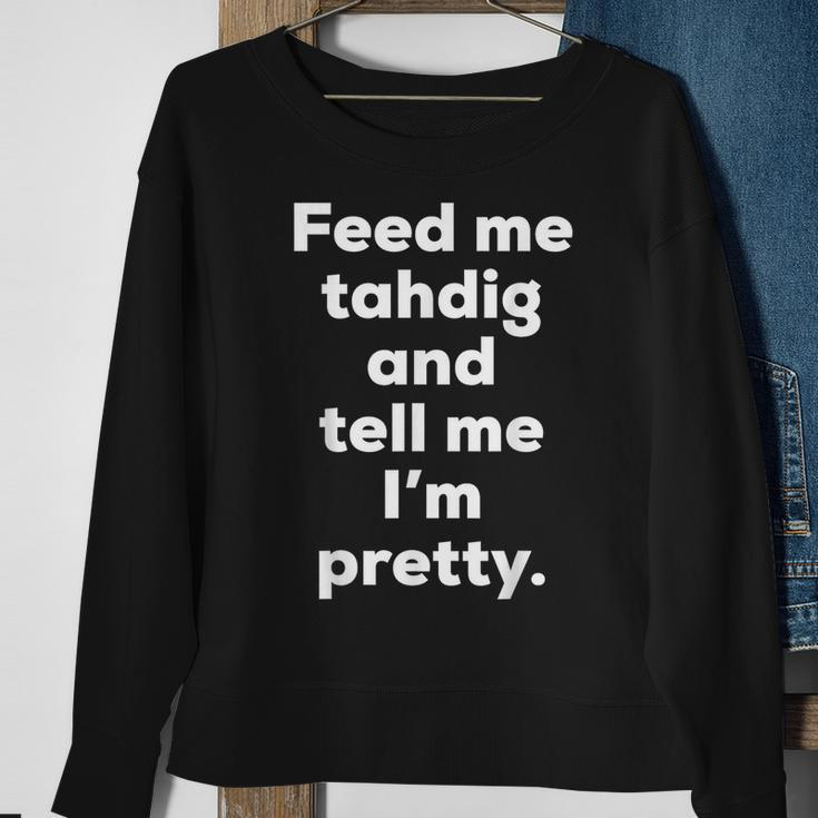 Tahdig Persian Food Iran Iranian Foodie Sweatshirt Gifts for Old Women