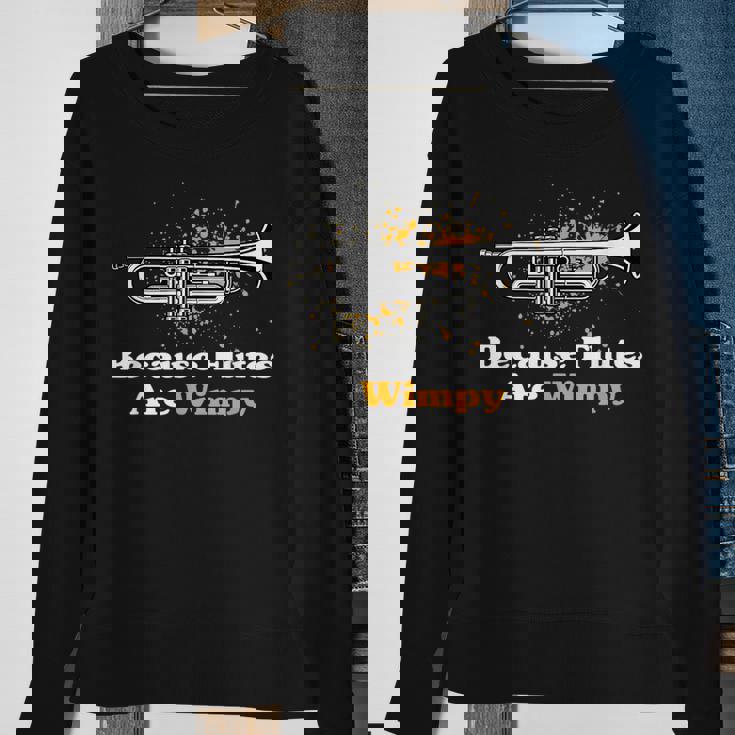 Funny Trumpet Gift Trumpeter Musician Music Sweatshirt Gifts for Old Women