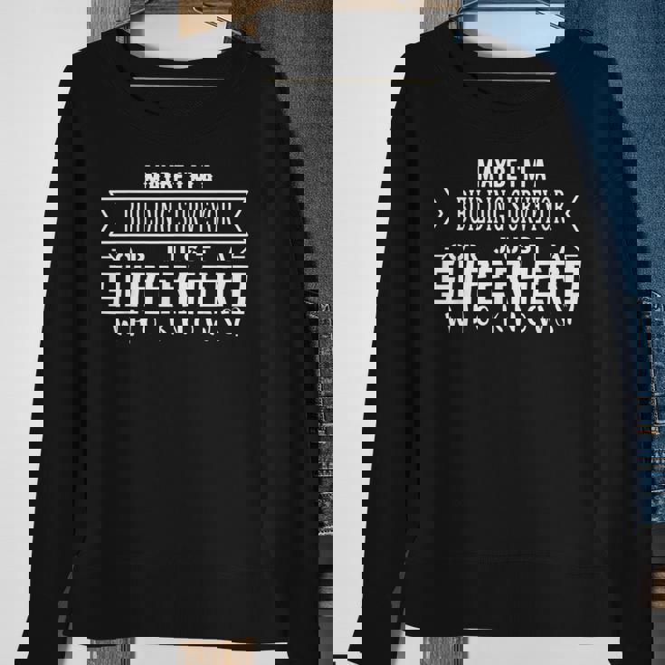 Working & Profession Building Surveyor Sweatshirt Gifts for Old Women