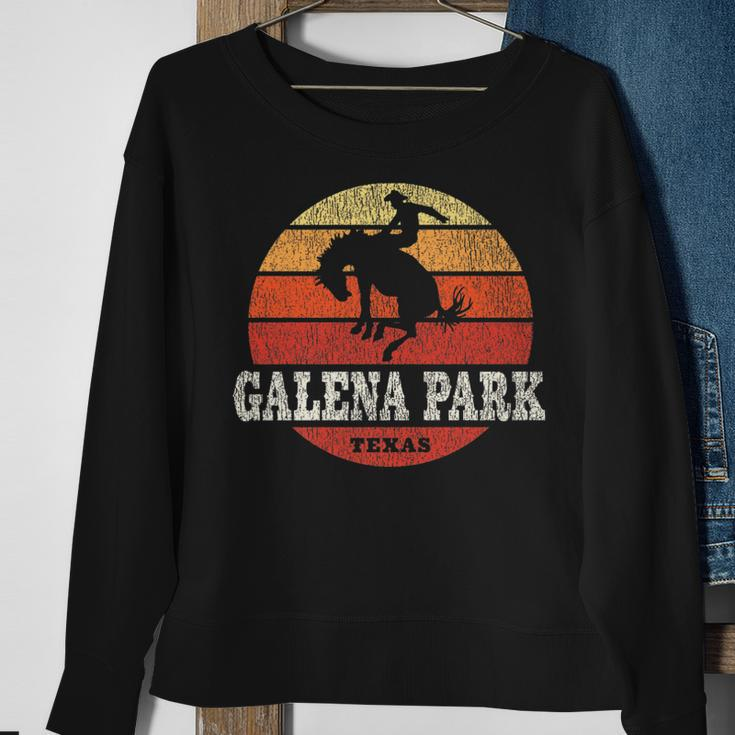 Galena Park Tx Vintage Country Western Retro Sweatshirt Gifts for Old Women