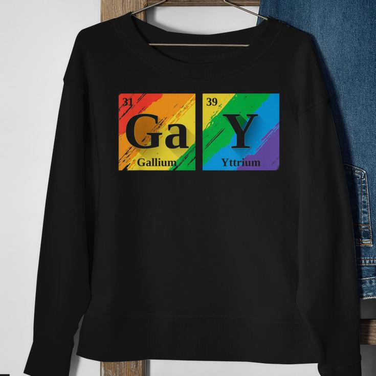 Gay Periodic Elements Gift For Gay Friend Men Lgbt Science Sweatshirt Gifts for Old Women
