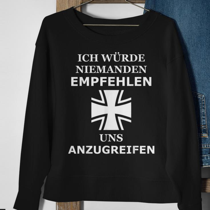 German Army Iron Cross General Major Set For Stuttgart Sweatshirt Gifts for Old Women