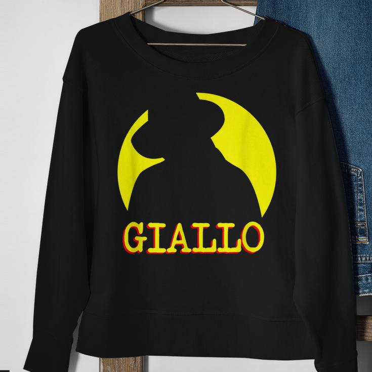 Giallo Italian Horror Movies 70S Retro Italian Horror Sweatshirt Gifts for Old Women