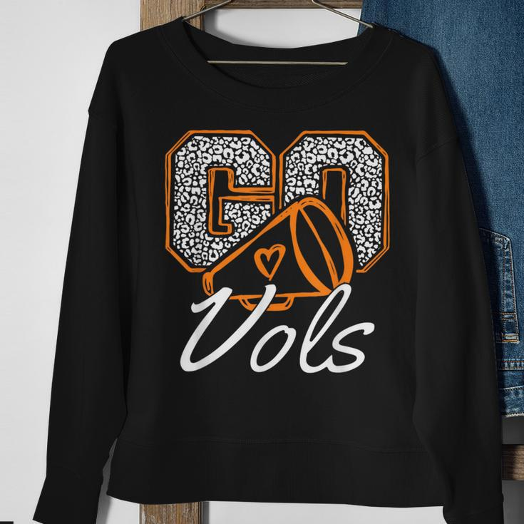 Go Chear Tennessee Orange Plaid Tn Lovers Sweatshirt Gifts for Old Women