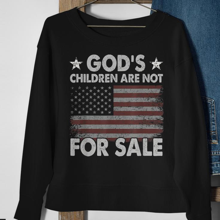 Gods Children Are Not For Sale Christian Gods Children Men Sweatshirt Gifts for Old Women
