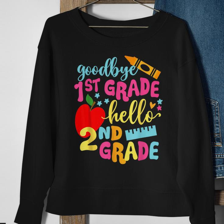 Goodbye 1St Grade Class Of 2023 Graduate Hello 2Nd Grade Sweatshirt Gifts for Old Women