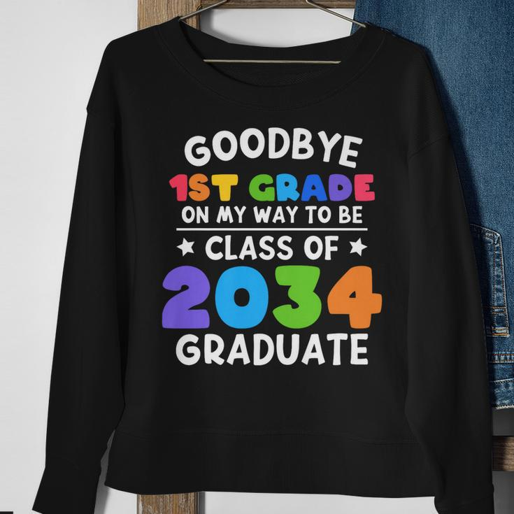 Goodbye 1St Grade Class Of 2034 Graduate 1St Grade Cute Sweatshirt Gifts for Old Women