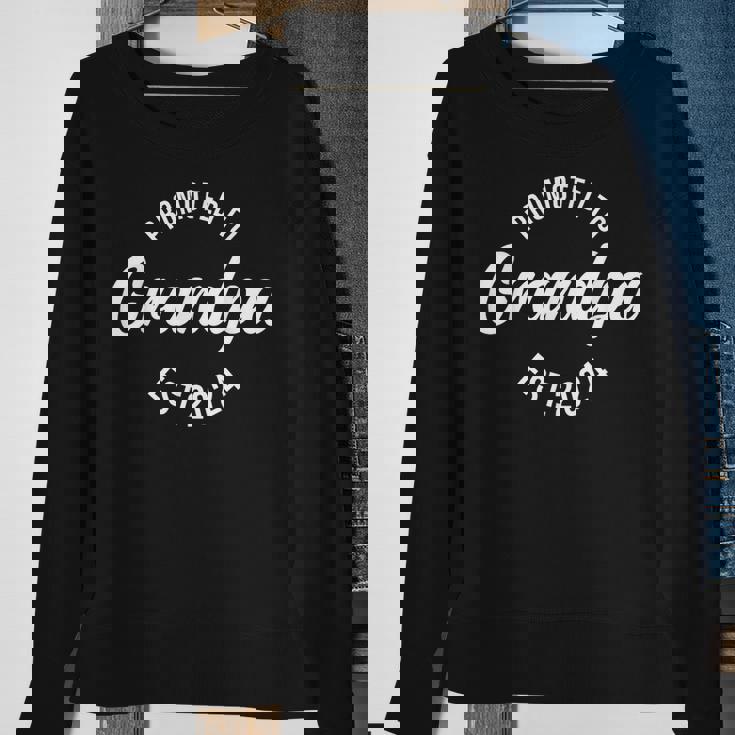 Grandpa To Be 1St Time 2024 Promoted To Grandpa 2024 Sweatshirt Gifts for Old Women