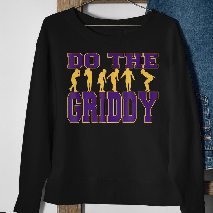 Do The Griddy Griddy Dance Football Sweatshirt Gifts for Old Women