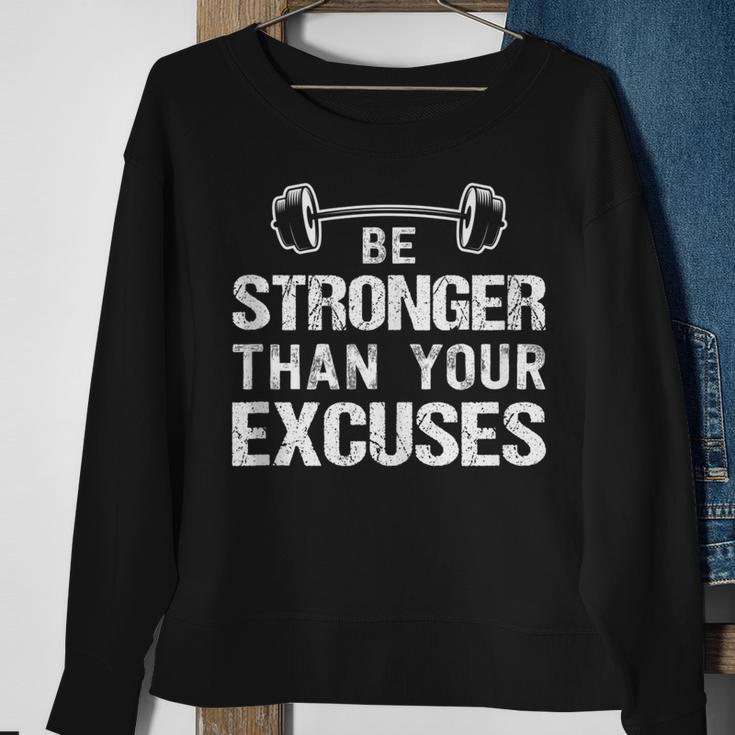 Gym Motivational Quote Bodybuilding Weightlifting Exercise Sweatshirt Gifts for Old Women