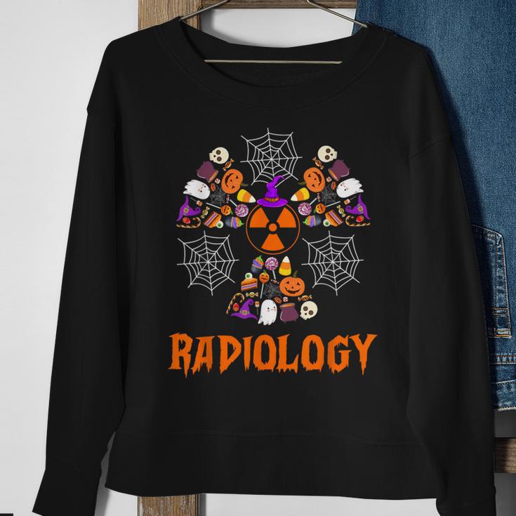 Halloween Radiology X-Ray Tech Radiology Department Sweatshirt Gifts for Old Women