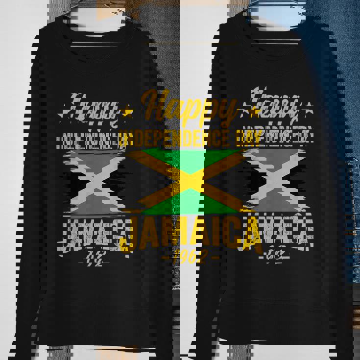 Happy Independence Day Jamaica 1962 Proud Jamaican Sweatshirt Gifts for Old Women