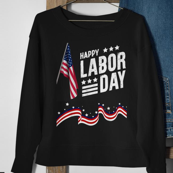 Happy Labor Day Graphic For American Workers Sweatshirt Gifts for Old Women