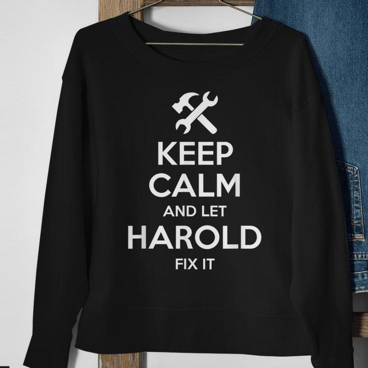 Harold Fix Quote Funny Birthday Personalized Name Gift Idea Sweatshirt Gifts for Old Women