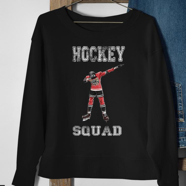 Hockey Squad DabbingDab Dance Player Funny T Hockey Funny Gifts Sweatshirt Gifts for Old Women