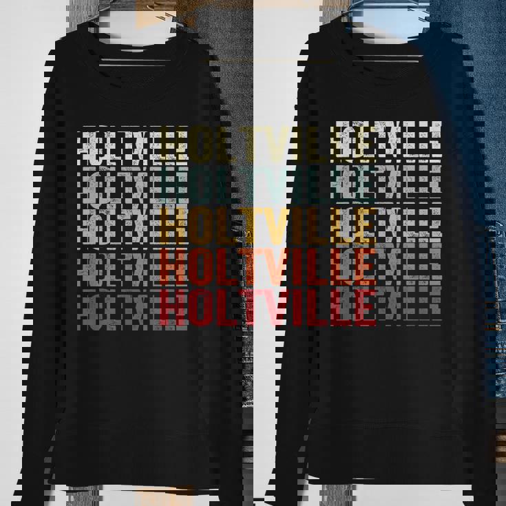 Holtville California Holtville Ca Retro Vintage Text Sweatshirt Gifts for Old Women