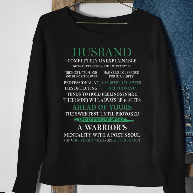 Husband Name Gift Husband Completely Unexplainable Sweatshirt Gifts for Old Women