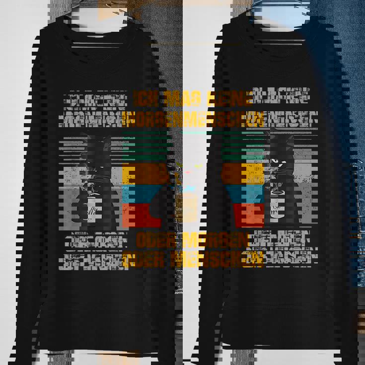 Ich Mag Keine Morgenmenschen Oder Morgen Oder Menschen Sweatshirt Gifts for Old Women