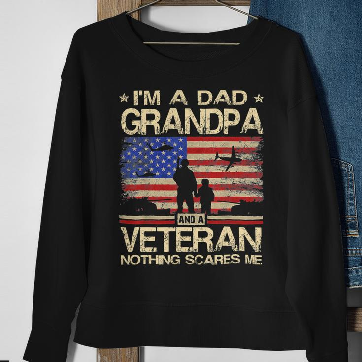 Im A Dad Grandpa Veteran Fathers Day 222 Sweatshirt Gifts for Old Women