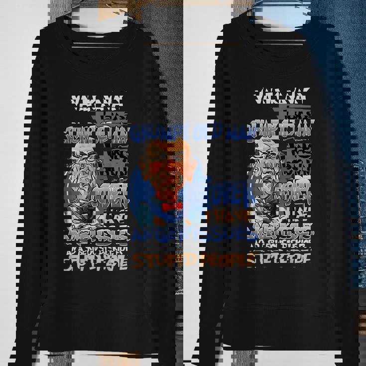 Im A Grumpy Old October Man Gift For Mens Sweatshirt Gifts for Old Women