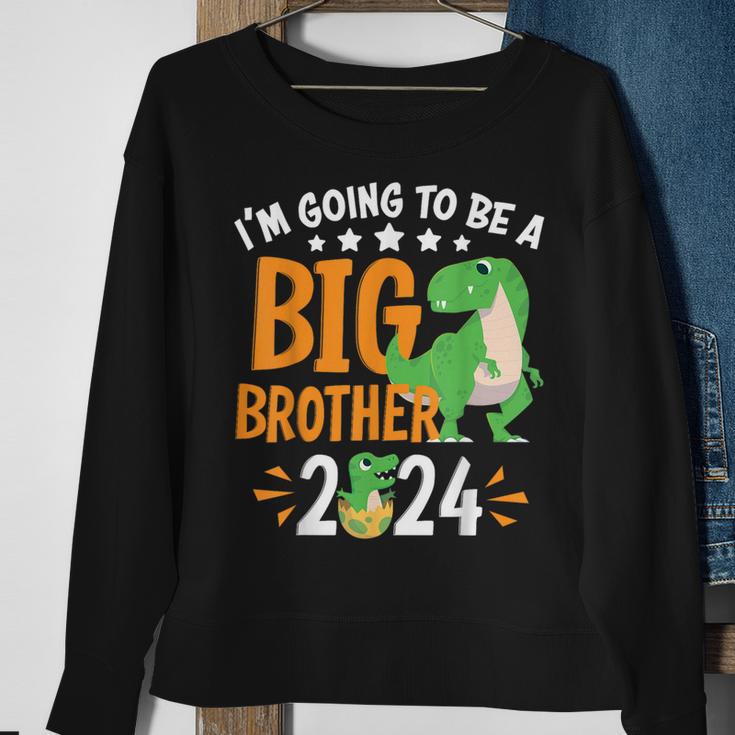 I'm Going To Be A Big Brother 2024 Pregnancy Announcement Sweatshirt Gifts for Old Women