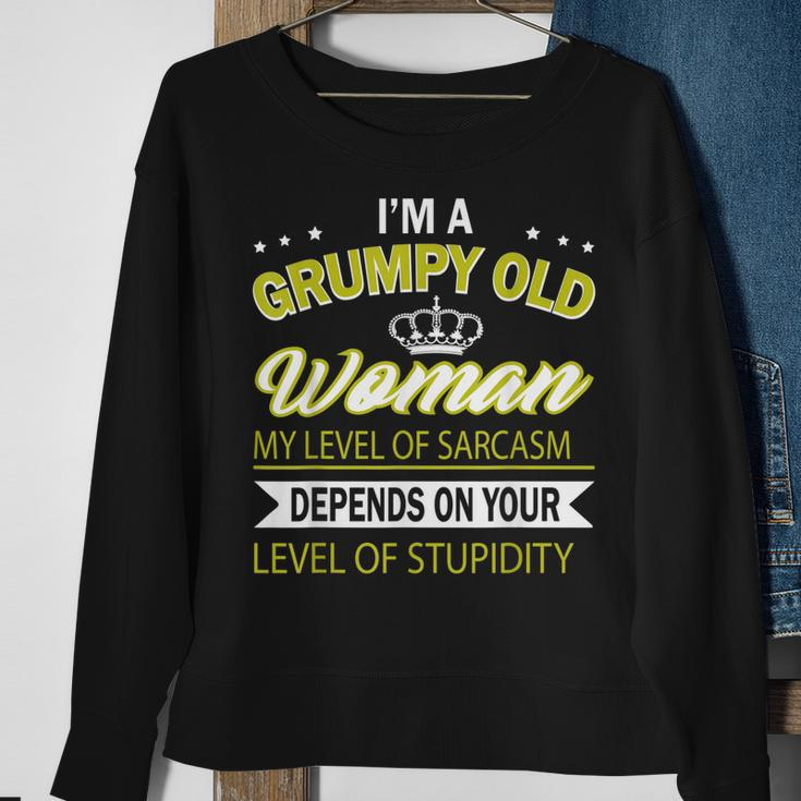 Im Grumpy Old Woman Sweatshirt Gifts for Old Women