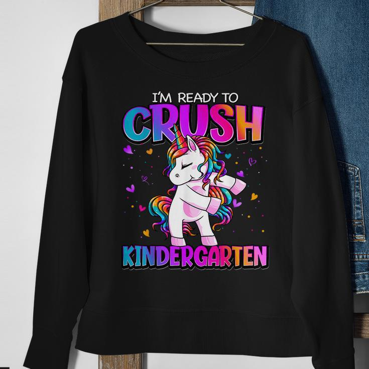 Im Ready To Crush Kindergarten Back To School Kindergarten Sweatshirt Gifts for Old Women