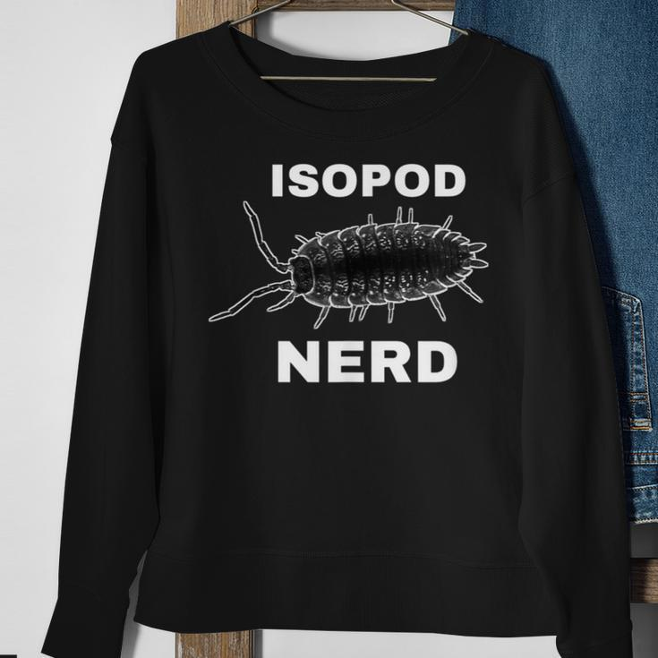Isopod Nerd Roly Poly Pill Bug Lovers Insect Collector Sweatshirt Gifts for Old Women