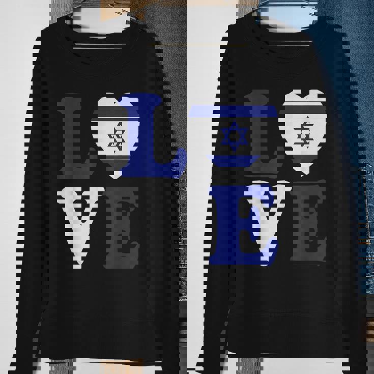 Israel Love Flag I Stand With Israel Heritage Israeli Flag Sweatshirt Gifts for Old Women Israel Love Flag I Stand With Israel Heritage Israeli Flag Sweatshirt Gifts for Old Women
