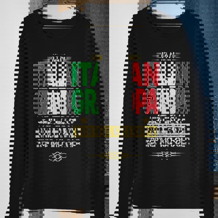 Italian Grandpa Fathers Day Gifts Sweatshirt Gifts for Old Women