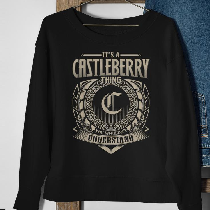 It's A Castleberry Thing You Wouldnt Understand Name Vintage Sweatshirt Gifts for Old Women
