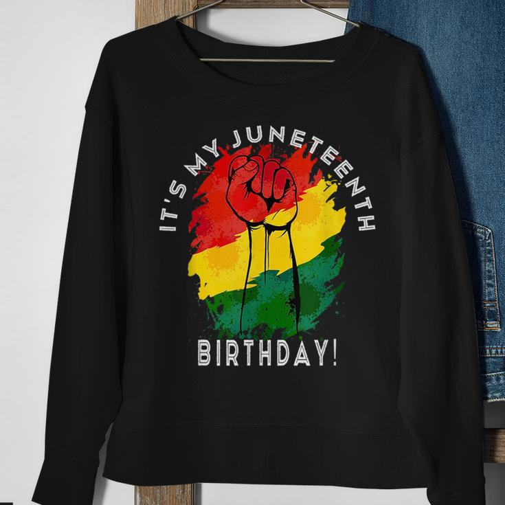Its My Junenth Birthday June 19Th Party Decoration Sweatshirt Gifts for Old Women