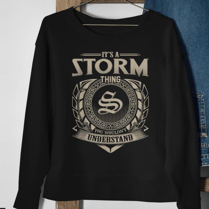 It's A Storm Thing You Wouldn't Understand Name Vintage Sweatshirt Gifts for Old Women