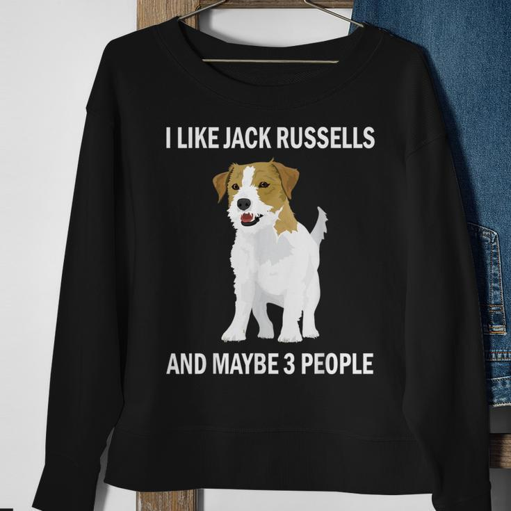 I Like Jack Russells Dog Owner Pets Lover Sweatshirt Gifts for Old Women