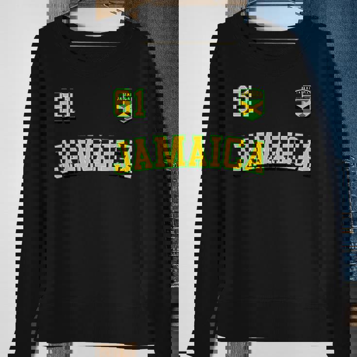 Jamaica 61 Independence Day 2023 Jamaican Flag Clothing Jamaican Flag Gifts Sweatshirt Gifts for Old Women