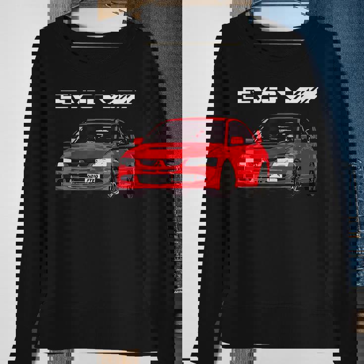 Jdm Car Evo Viii Red Sweatshirt Gifts for Old Women