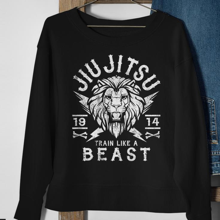 Jiu JitsuBrazilian Jiu Jitsu Back Print Sweatshirt Gifts for Old Women