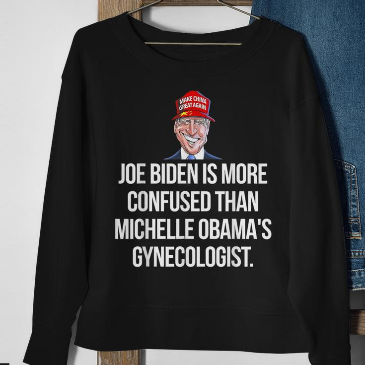 Joe Biden Is More Confused Than Michelle Obama's Gynecologis Sweatshirt Gifts for Old Women