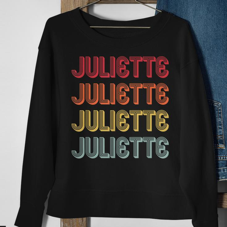 Juliette Gift Name Personalized Retro Vintage 90S Birthday Sweatshirt Gifts for Old Women