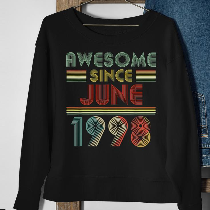 June 1998 21 Years Old 21St Birthday Decorations Sweatshirt Gifts for Old Women