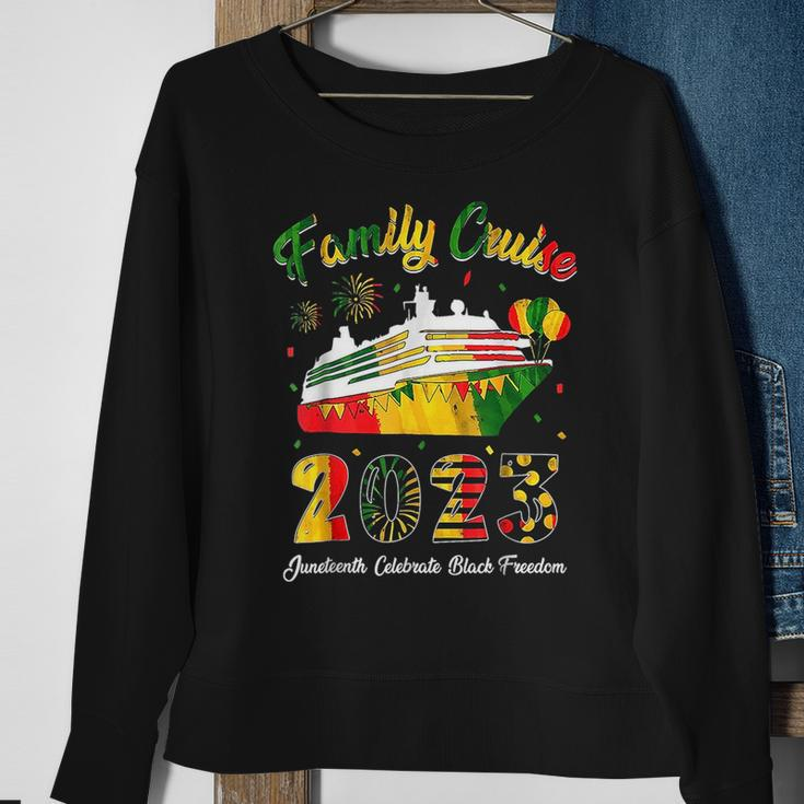 Junenth Family Cruise 2023 Summer Celebration Sweatshirt Gifts for Old Women