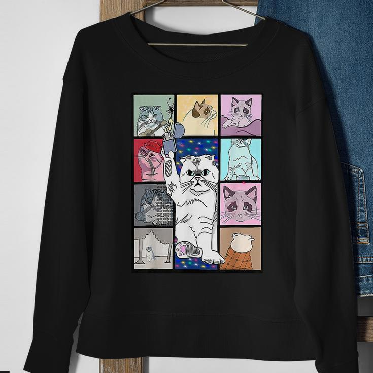 Karma Is A Cat Sweatshirt Gifts for Old Women