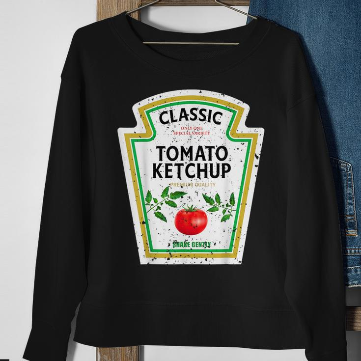 Ketchup Halloween 2023 Costume Matching Couple Mustard Mayo Sweatshirt Gifts for Old Women