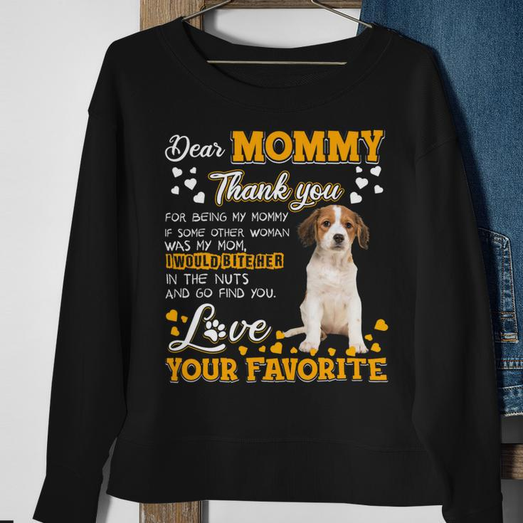 Kooikerhondje Dear Mommy Thank You For Being My Mommy Sweatshirt Gifts for Old Women