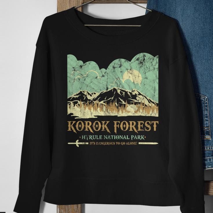 Korok Forest Hyrule National Park Vintage Sweatshirt Gifts for Old Women