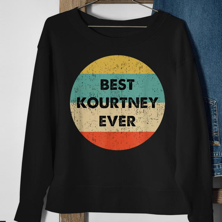Kourtney Name Sweatshirt Gifts for Old Women