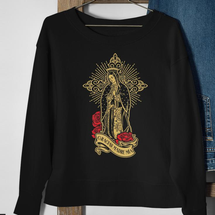 Our Lady Of Guadalupe Saint Virgin Mary Sweatshirt Gifts for Old Women