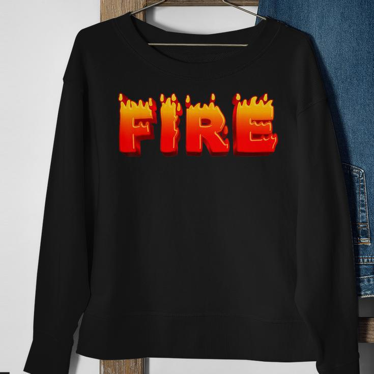 Last Minute Family Couples Halloween Fire And Ice Costumes Sweatshirt Gifts for Old Women