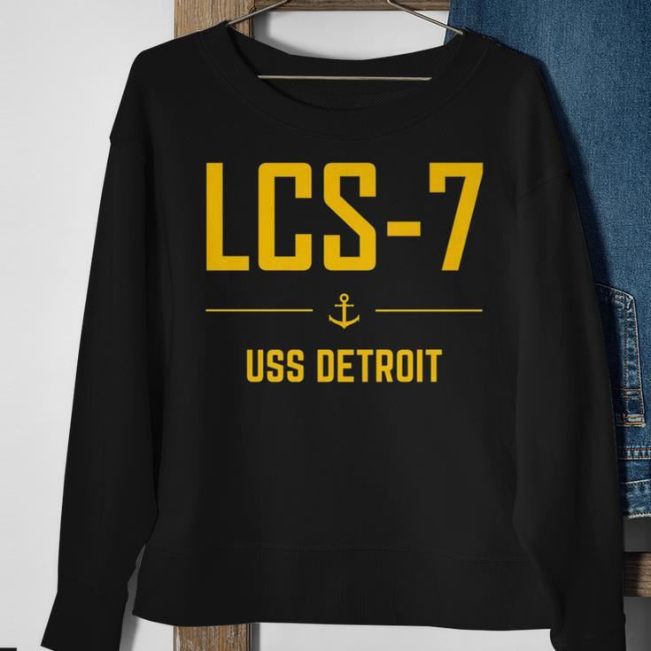 Lcs7 Uss Detroit Sweatshirt Gifts for Old Women