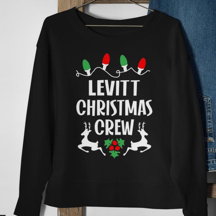 Levitt Name Gift Christmas Crew Levitt Sweatshirt Gifts for Old Women